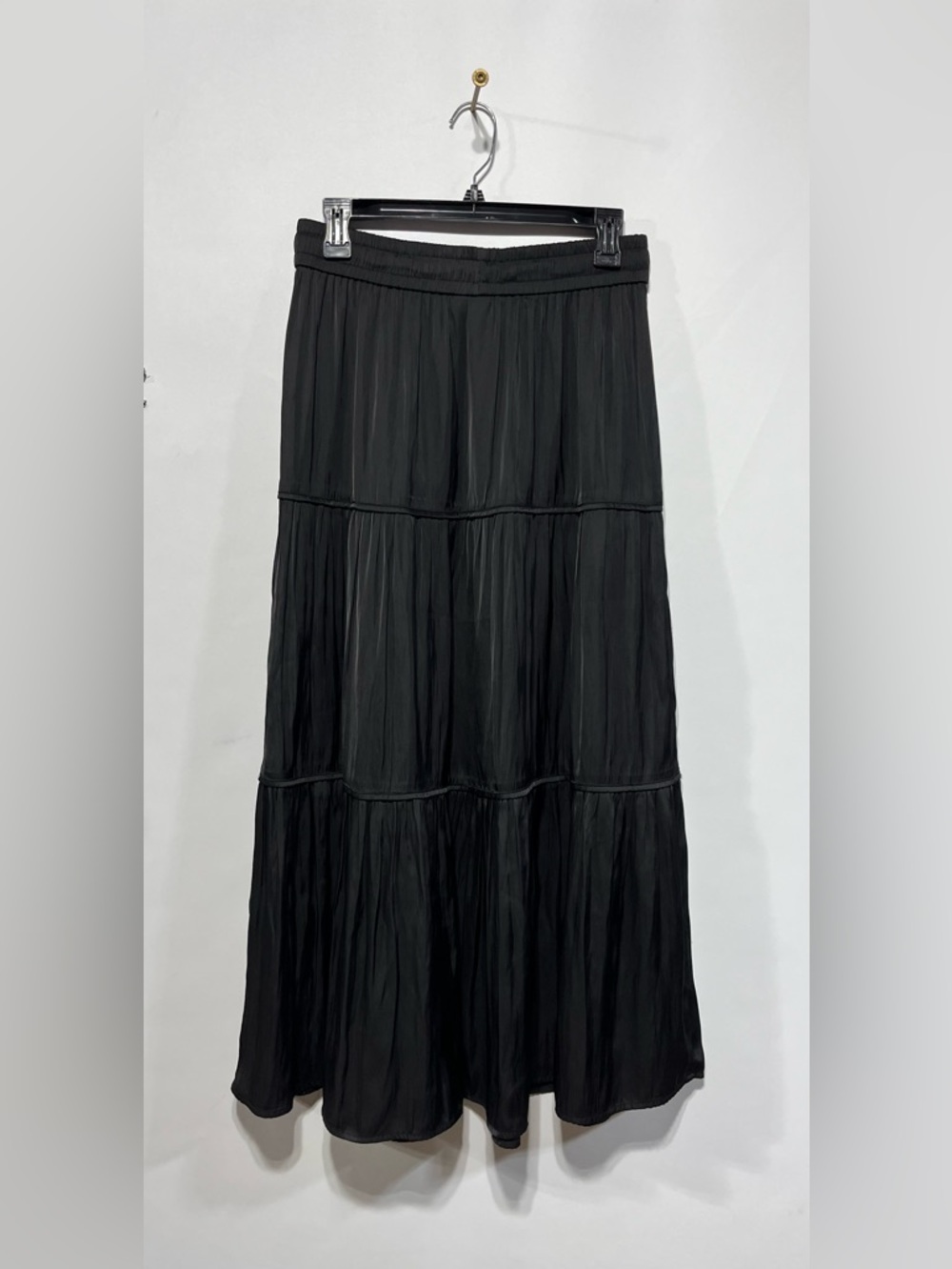 Joie Tiered Silky Maxi‎ Skirt In Black Women’s Size Small - Picture 3 of 6